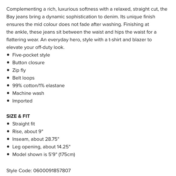 Reiss Bay Relaxed Straight-Fit Jeans - Picture 15 of 16